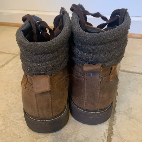 Brown leather size 13 boots - Picture 3 of 4